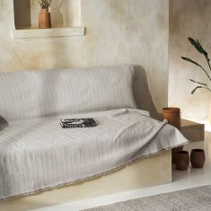 Ριχτάρι Τετραθέσιου 180x350cm GOFIS HOME  Laurel Rock Grey 731/14 |  Ριχτάρια στο espiti