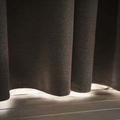 Κουρτίνα συσκότισης  με σιρίτι 155x280cm GOFIS HOME  Nap Elephant Grey AW24 129 |  Ετοιμες μονοχρωμες κουρτίνες στο espiti