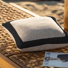 Μαξιλαροθήκη 43X43cm GOFIS HOME   Sand / Coal 519/ 21 |  Πετσέτες Θαλάσσης στο espiti