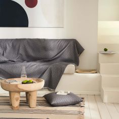 Ριχτάρι Τριθέσιου 180x310cm GOFIS HOME  Ori Graphite 401 |  Ριχτάρια στο espiti