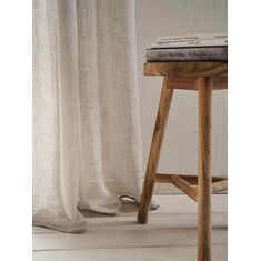 Κουρτίνα με τρουκς 200x275cm GOFIS HOME  Combe Willow Beige 502 |  Ετοιμες μονοχρωμες κουρτίνες στο espiti
