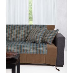 ΡΙΧΤΑΡΙΑ 602 κύμα (150cm x 180cm) μπλέ 6978000000100 SilkFashion |  Ριχτάρια στο espiti