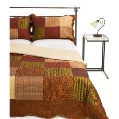 ΚΟΥΒΕΡΛΙ σετ (220cm x 240cm + 2 x 50cm x 70cm)  6155 κεραμιδί 6978000000944 SilkFashion |  Κουβερλί Υπέρδιπλα στο espiti