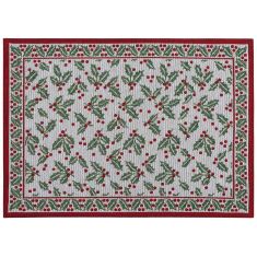 χριστουγεννιάτικα σουπλά (35cm x 45cm) γκι 6978000001438 SilkFashion |  Χριστουγεννιάτικα Διακοσμητικά στο espiti