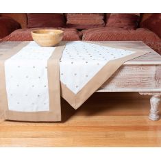 τραπεζομάντηλα (140cm x 180cm) spot μπεζ 6978000001643 SilkFashion |  Τραπεζομάντηλα στο espiti