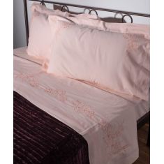 ΧΕΙΡΟΠΟΙΗΤΟ ΑΠΛΙΚΕ ΣΕΝΤΟΝΙ NJ01 ΤΕΣΣΑΡΩΝ ΤΕΜΑΧΙΩΝ (225CM X 270CM) ΡΟΖ 6978000002688 SilkFashion |  Νυφικά Σεντόνια στο espiti