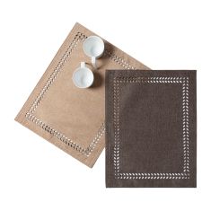 σουπλά bg18 (35cm x 45cm) καφέ/άμμου 5206978155666 SilkFashion |  Τραπεζομάντηλα στο espiti