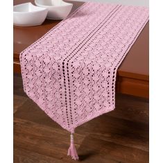 Πλεκτή τραβέρσα c210 (32cm x 160cm) ρόζ 5206978155819 SilkFashion |  Τραβέρσες  στο espiti