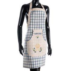 Ολόσωμη ποδιά 1312 (80cm x 55cm) μπλέ KARPATHOS 6978000004705 SilkFashion |  Ποδιές - Πιάστρες στο espiti