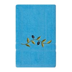 Πετσέτα Προσώπου ( 50cm x 100cm ) Μπλε με κλαδί 5206978159800 SilkFashion |  Πετσέτες Κουζίνας στο espiti