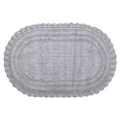 ΠΑΤΑΚΙ oval (70cm x 140cm) γκρί 5206978153938 SilkFashion |  Πατάκια Μπάνιου στο espiti