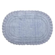 ΠΑΤΑΚΙ oval (100cm x 160cm) σιέλ 6978000000709 SilkFashion |  Πατάκια Μπάνιου στο espiti