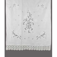 κουρτίνα 664 (120cm x 250cm) λευκό με τούνελ 6978000001193 SilkFashion |  Ετοιμες κουρτίνες με σχέδιο στο espiti