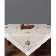 Τραπεζοκαρέ 2625 (135cm x 135cm) μαύρη ελιά 6978000003505 SilkFashion |  Τραπεζομάντηλα στο espiti