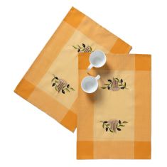 Ντουζίνες (12 τεμάχια) σουπλά N3 (35cm x 50cm) κίτρινο 6978000003770 SilkFashion |  Σουπλά στο espiti