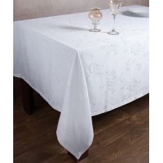 Ζακάρ τραπεζομάντηλο 10190 (140cm x 140cm) λευκό 6978000004323 SilkFashion |  Τραπεζομάντηλα στο espiti