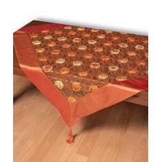 Τούλινο τραπεζοκαρέ 264-17 (130cm x 130cm) πορτοκαλί 5206978166709 SilkFashion |  Τραπεζομάντηλα στο espiti