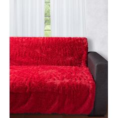 Διακοσμητικό μαλλιαρό ριχτάρι 5336 (145cm x 195cm) κόκκινο 5206978075209 SilkFashion |  Ριχτάρια στο espiti