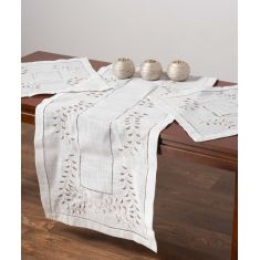 τραπεζομάντηλα (170cm x 170cm) 3279 λευκό 6978000001914 SilkFashion |  Τραπεζομάντηλα στο espiti