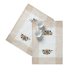 Ντουζίνες (12 τεμάχια) σουπλά N3 (35cm x 50cm) ivory 6978000003756 SilkFashion |  Σουπλά στο espiti