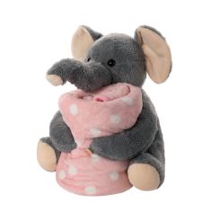 ΒΕΒΕ FLANNEL ΚΟΥΒΕΡΤΑΚΙ (80cm x 120cm) γκρί ελεφαντάκι ρόζ 5206978157141 SilkFashion |  Βρεφικά Διάφορα στο espiti