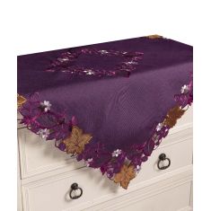 Τραπεζοκαρέ 19315 (130cm x 130cm) μώβ 5206978166310 SilkFashion |  Τραπεζομάντηλα στο espiti