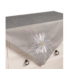 Τραπεζοκαρέ 5227 (130cm x 130cm) γκρί  5206978166525 SilkFashion |  Τραπεζομάντηλα στο espiti