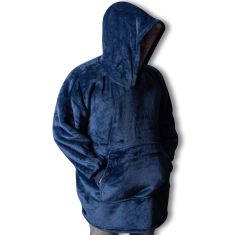 Πόντσο-κουβέρτα (One size) μπλέ 5206978074158 SilkFashion |  Κουβέρτες fleece Υπέρδιπλες στο espiti