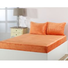 Σεντόνι fleece solid (100cm x 200cm ) copper tan 5206978082955 SilkFashion |  Σεντόνια Υπέρδιπλα / King Size στο espiti