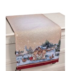 τραβέρσα (47cm x 140cm) ANGELS 5206978169847 SilkFashion |  Χριστουγεννιάτικα Τραπεζομάντηλα  στο espiti