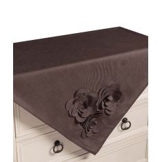 Καρέ 558 (85cm x 85cm) καφέ 5206978017346 SilkFashion |  Τραπεζομάντηλα στο espiti