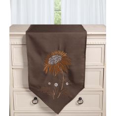 Τραβέρσα 5126 (45cm x 170cm) καφέ 5206978166556 SilkFashion |  Τραπεζομάντηλα στο espiti