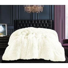 Κουβερτοπάπλωμα μαλλιαρό (220cm x 240cm) λευκό 5206978074332 SilkFashion |  Κουβερτοπαπλώματα  στο espiti