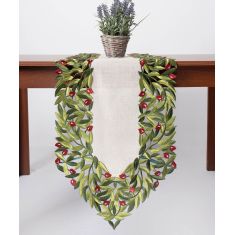 Τραβέρσα 2353 (45cm x 170cm) κόκκινη ελιά 5206978158001 SilkFashion |  Τραπεζομάντηλα στο espiti