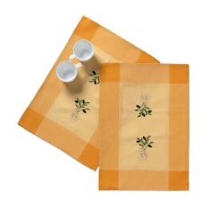 Ντουζίνες (12 τεμάχια) σουπλά N1 (35cm x 50cm) κίτρινο 6978000003742 SilkFashion |  Σουπλά στο espiti