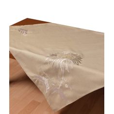 Τραπεζοκαρέ 5126 (130cm x 130cm) μπέζ  5206978166624 SilkFashion |  Τραπεζομάντηλα στο espiti