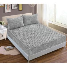 Σεντόνι fleece braid (100cm x 200cm ) γκρί 5206978163593 SilkFashion |  Σεντόνια Υπέρδιπλα / King Size στο espiti