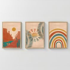 Πίνακας Delea pakoworld τρίπτυχος με ψηφιακή εκτύπωση και πλαίσιο 33x1.5x48εκ |  Πίνακες στο espiti