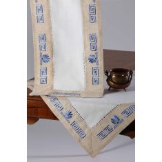 Τραπεζομάντηλο WH19-010 (85cm x 85cm) σιέλ 6978000003212 SilkFashion |  Τραπεζομάντηλα στο espiti