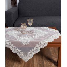 καρέ (85cm X 85cm) YL12A-176 ivory 5206978016707 SilkFashion |  Τραπεζομάντηλα στο espiti