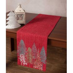 Χριστουγεννιάτικη τραβέρσα HP52780X (35cm x 160cm) κόκκινη 5206978157295 SilkFashion |  Χριστουγεννιάτικα Τραπεζομάντηλα  στο espiti