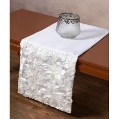 Σατέν τραβέρσα (35cm x 170cm) 1048 λευκή 6978000004932 SilkFashion |  Τραπεζομάντηλα στο espiti