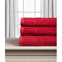 Βαμβακερή πετσέτα ΜΕΛΩΔΙΑ 600gsm (50cm x 100cm) red 5206978164040 SilkFashion |  Σετ Πετσέτες στο espiti