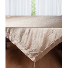 Σατέν τραπεζομάντηλο 2009 λουλούδι (130cm x 160cm) μπέζ 5206978027871 SilkFashion |  Τραπεζομάντηλα στο espiti