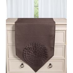 Τραβέρσα 538 (45cm x 170cm) καφέ 5206978166389 SilkFashion |  Τραπεζομάντηλα στο espiti