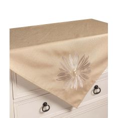 Τραπεζοκαρέ 5227 (130cm x 130cm) μπέζ  5206978166488 SilkFashion |  Τραπεζομάντηλα στο espiti