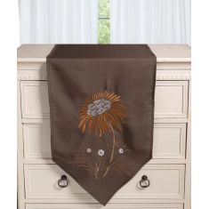 Τραβέρσα 5126 (45cm x 170cm) καφέ 5206978166556 SilkFashion |  Τραπεζομάντηλα στο espiti