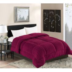 Κουβερτοπάπλωμα braid (240cm x 260cm) μπορντώ 5206978163357 SilkFashion |  Κουβερτοπαπλώματα  στο espiti