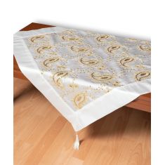 Σατέν καρέ 1028 (85cm x 85cm) λευκό   5206978017674 SilkFashion |  Τραπεζομάντηλα στο espiti