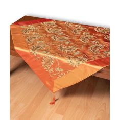 Σατέν τραπεζοκαρέ 1028 (130cm x 130cm) πορτοκαλί   5206978167065 SilkFashion |  Τραπεζομάντηλα στο espiti